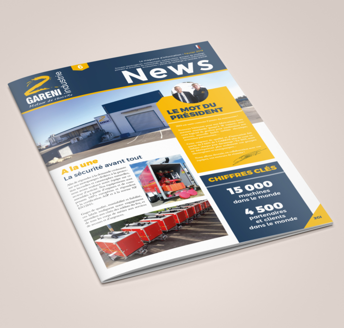 Newsletter papier et web 2 Gareni Industrie