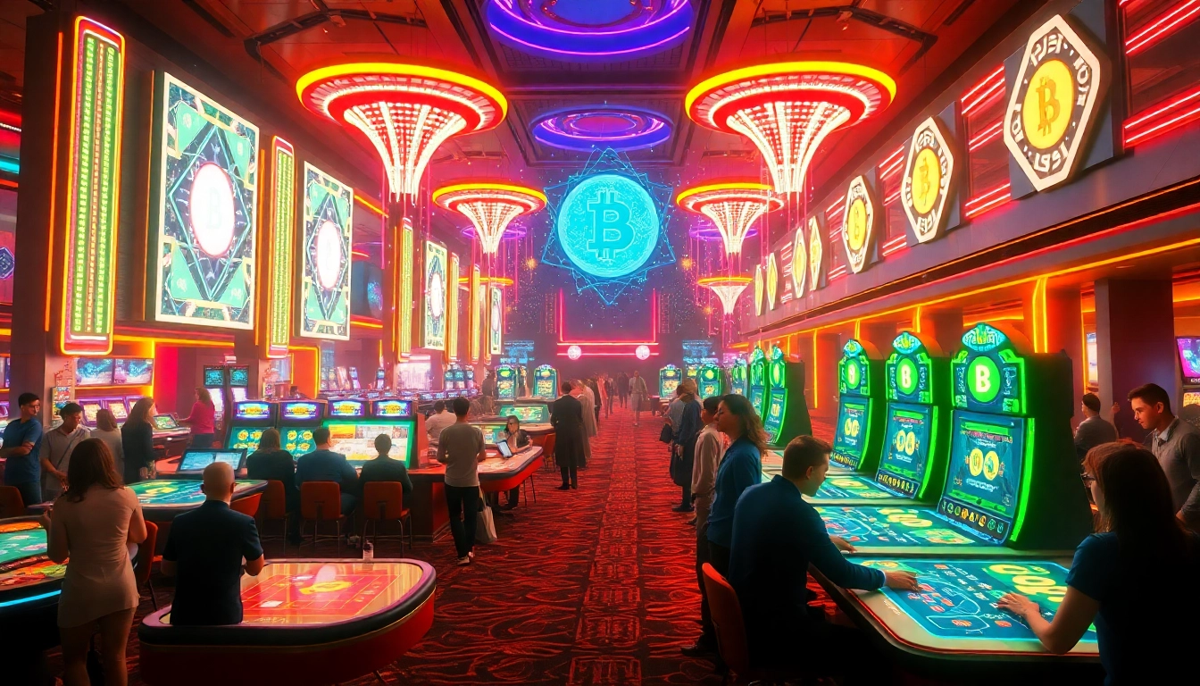 Découvrez les expériences passionnantes des crypto casinos en pleine action.