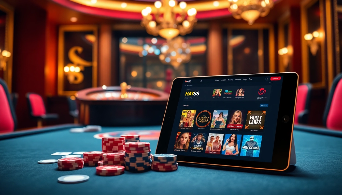 Experience thrilling gameplay at https://hay88.to/ with vibrant casino tables and engaging online gambling interfaces.