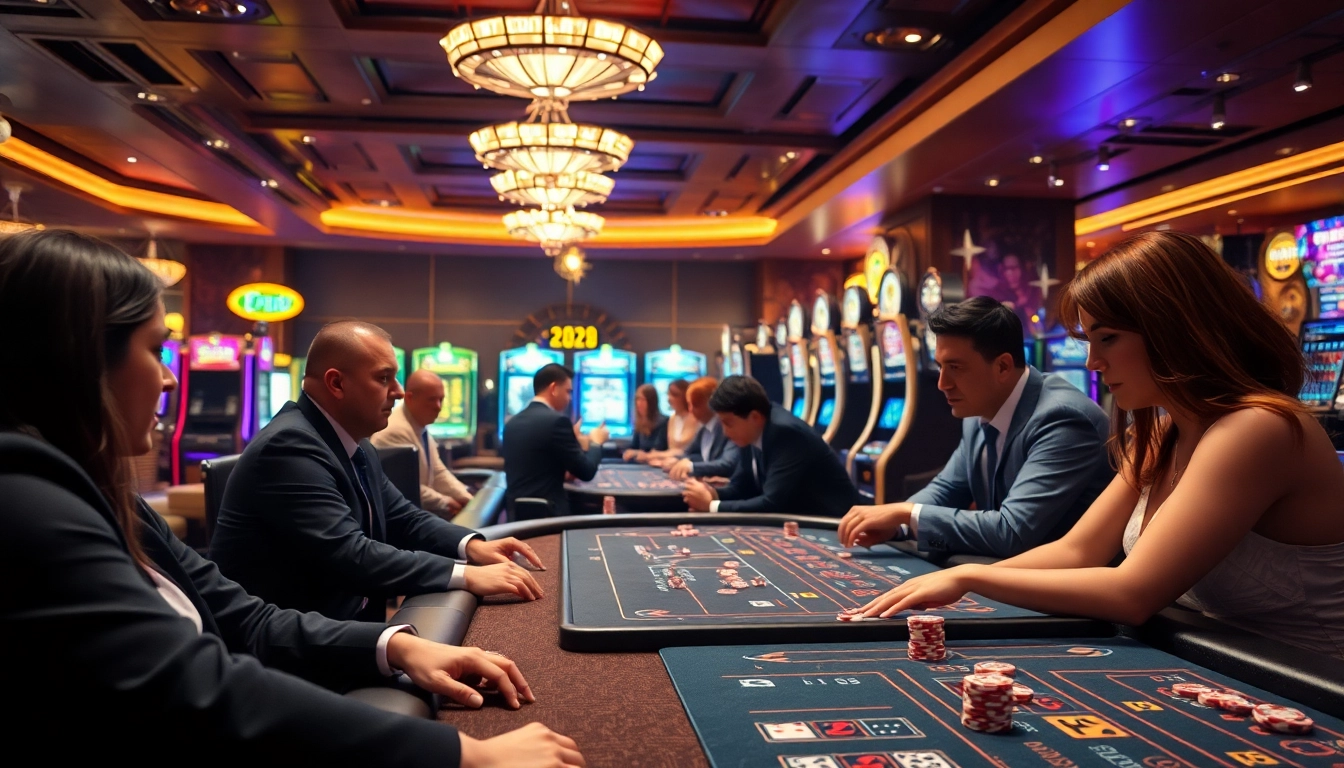 Jouer au casino en ligne dans un cadre luxueux avec des joueurs engagés