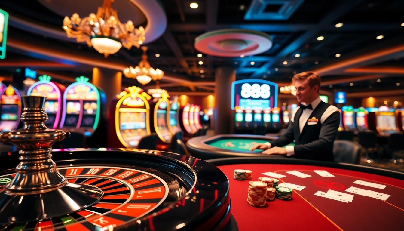 Experience thrilling gameplay at u 888 with a vibrant casino atmosphere.